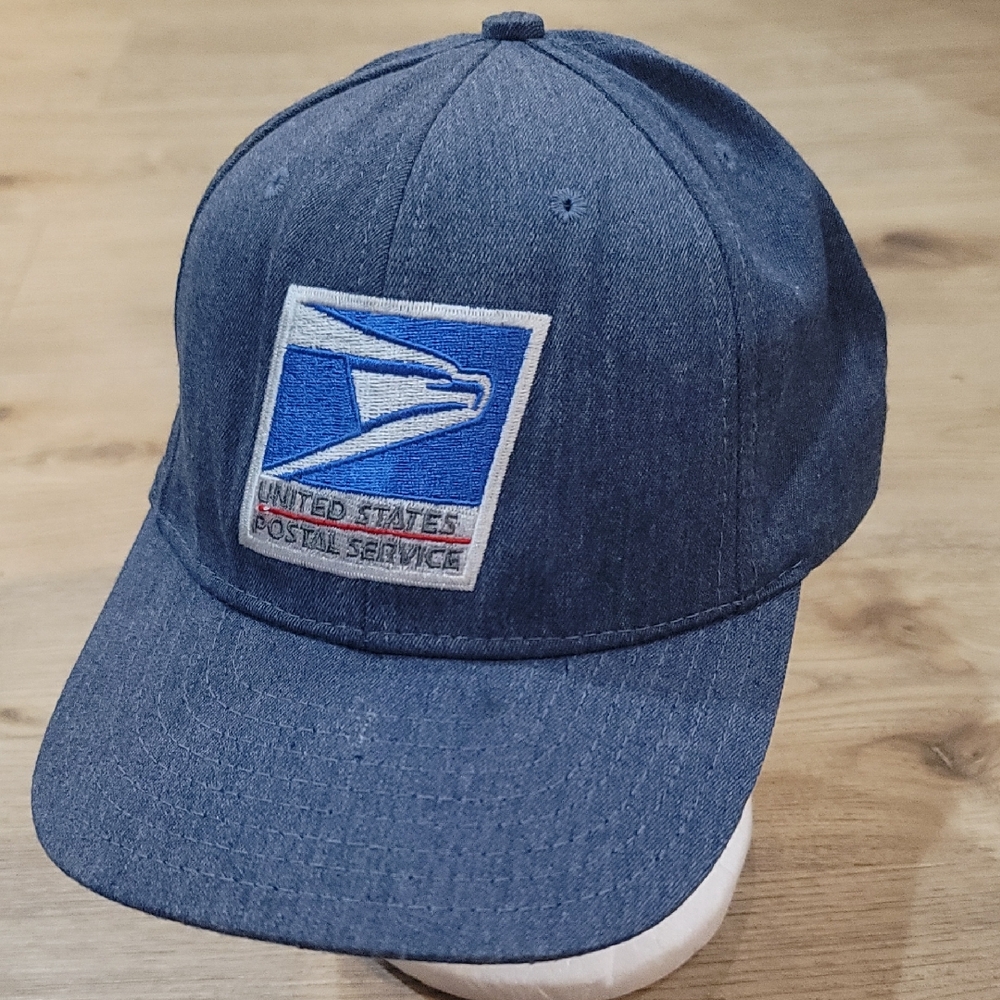 USPS Blue Adjustable Beseball Cap Hat Made in USA